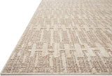 Loloi Amber Lewis Bexley Collection BEX-02 Taupe/Natural 7'-10" x 10' Area Rug Neutral, Textured, Living, Bedroom