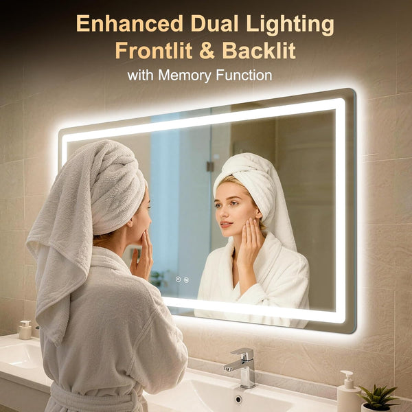 Mirror 50 LED Bathroom Mirror, 50