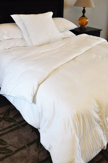 Comfort Soft and Luxurious Sateen White Down Alternative Duvet Insert, Queen
