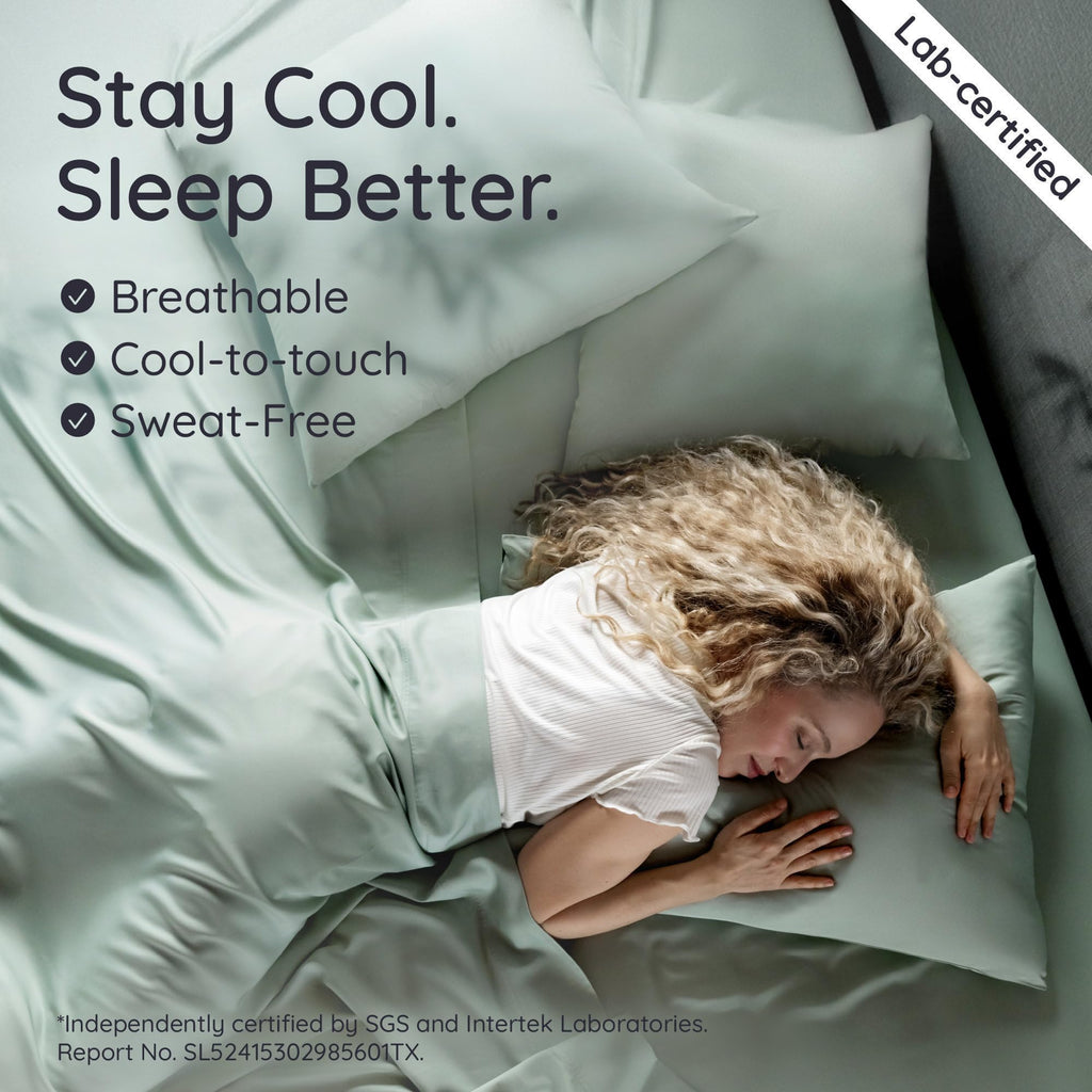 King Sheets Set 4pcs - 100% Viscose Derived from Bamboo Sheets King Size Deep Pocket, Fits Up to 16'', Luxury