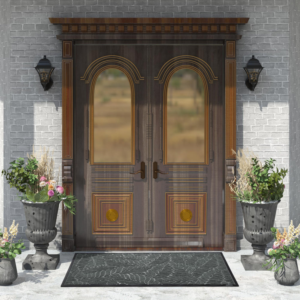 60x36 Large Door Mat Outdoor Indoor, All-Season Waterproof Door Mat Outside Entrance, All-Weather Non-Slip Outside