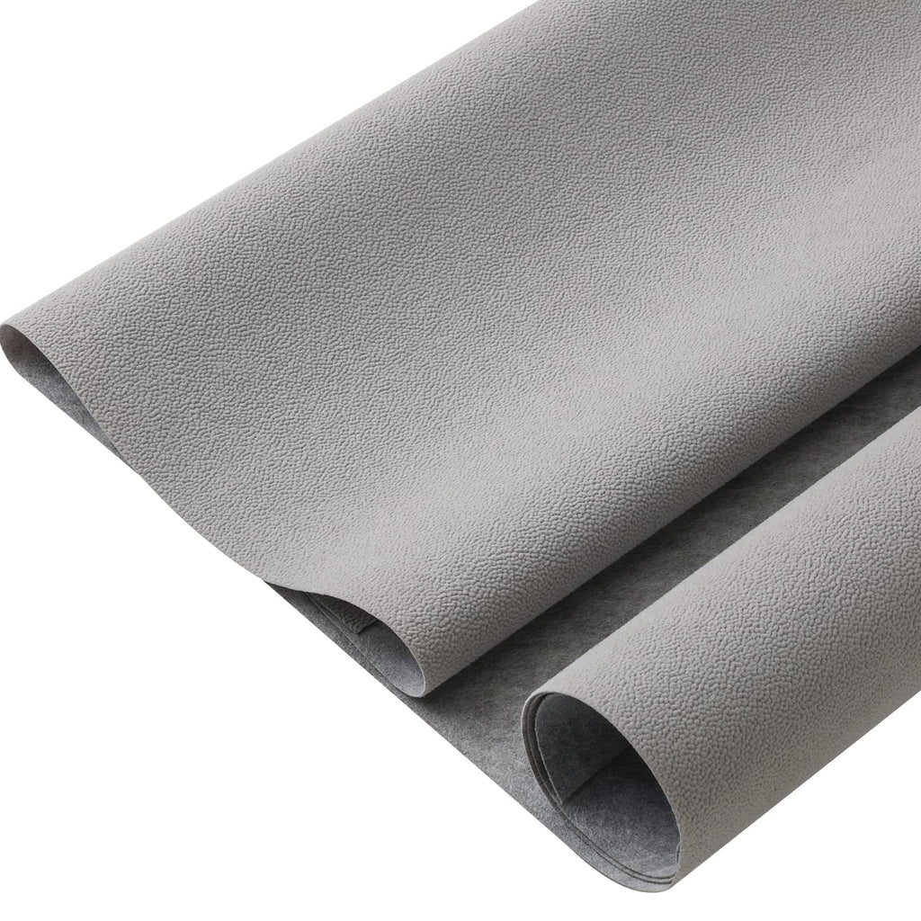 Removable Velvet Flocking Self Adhesive Felt Fabric Liner Gray Velvet Drawer Liner for Jewelry Drawer Craft Felt