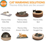 Self-Warming Cat Bed Pad, Self Heating Pad for Outdoor Cat Houses, Warming Mat for Indoor Pet Beds & Furniture
