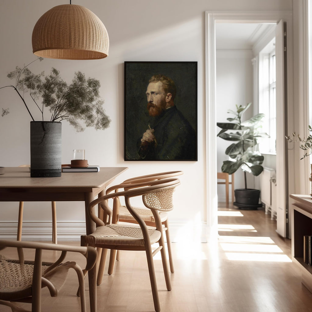 Master Antique Russell Poster - Vintage Impressionism Print - Gift for Artist, Painter - Van Gogh Portrait, Moody