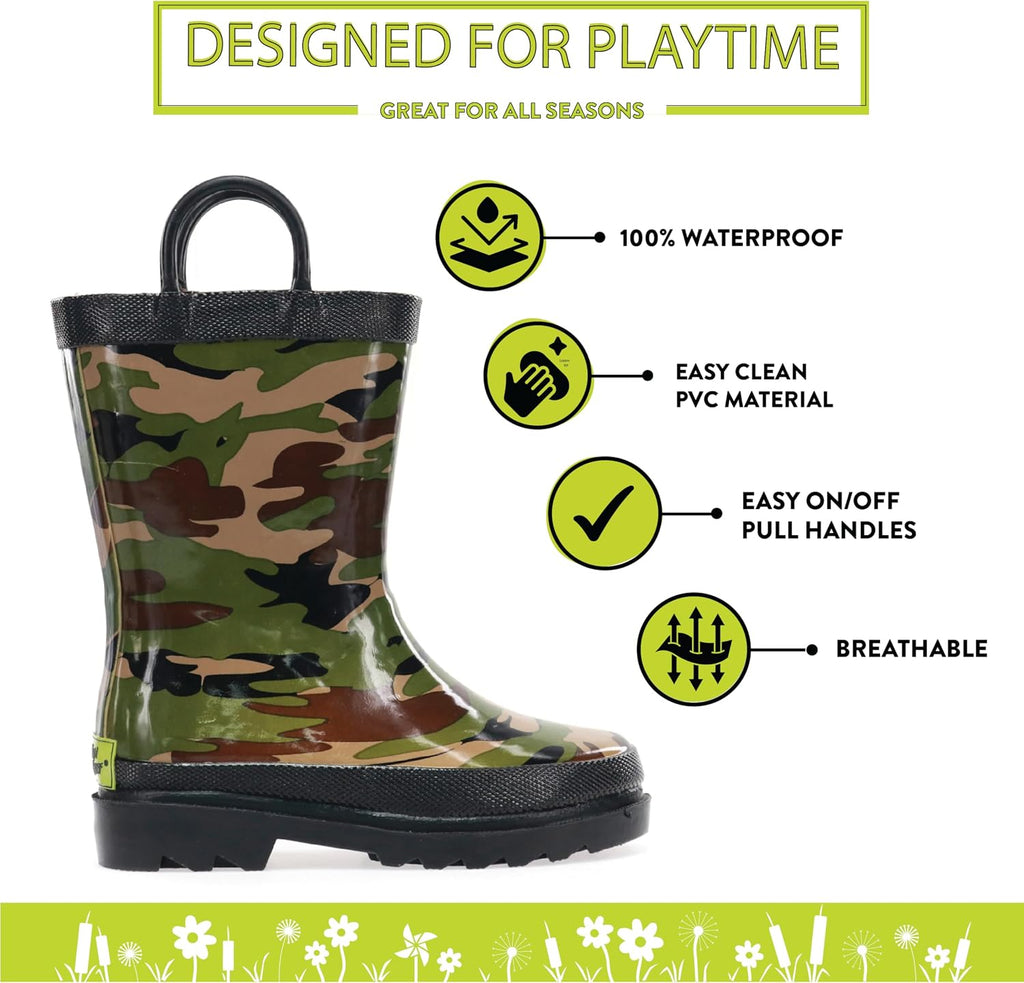 Premium Waterproof Rain Boots for Boys and Girls