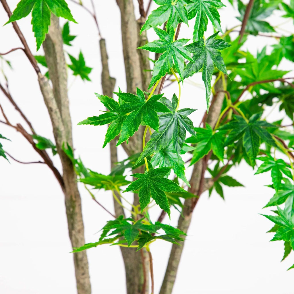 7ft Artificial Maple Tree - Indoor Fake Tree Decor - Lifelike Faux Tree Planter
