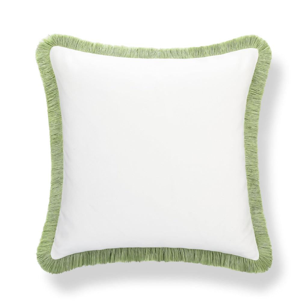 Grandmillennial Coastal Hampton Patio Indoor Outdoor Throw Pillow Cover Only, 22"x22" Water Repellent for Backyard