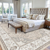 10x14 Washable Vintage Area Rug - Large Rugs