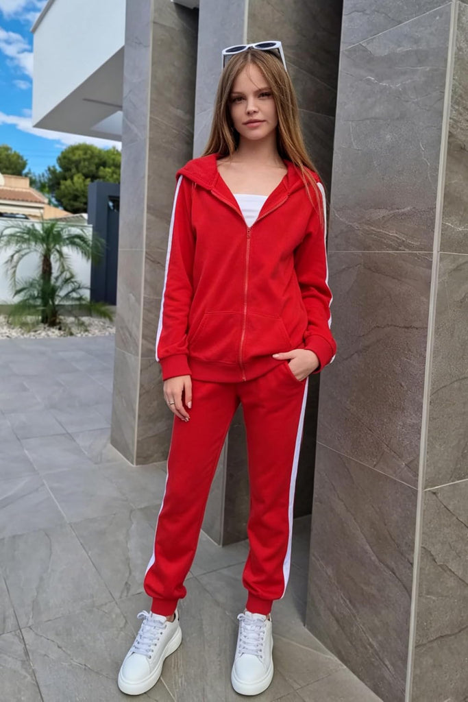 Girls 2 Piece Outfits Zip Up Hoodie Tracksuit Sweatsuits Sets