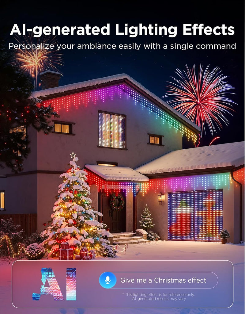 Christmas Lights 2, 99FT 300LEDs Holiday String Lights, Green Wire