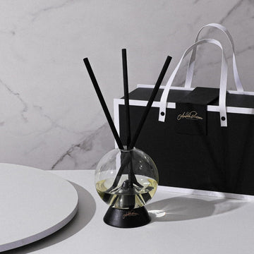 Luxury Reed Diffuser, Onyx Collection-Black 200ML Capacity