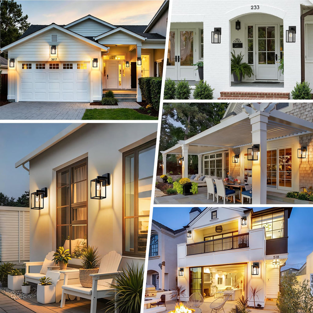 Outdoor Wall Light, Waterproof Exterior Porch Lighting Fixture