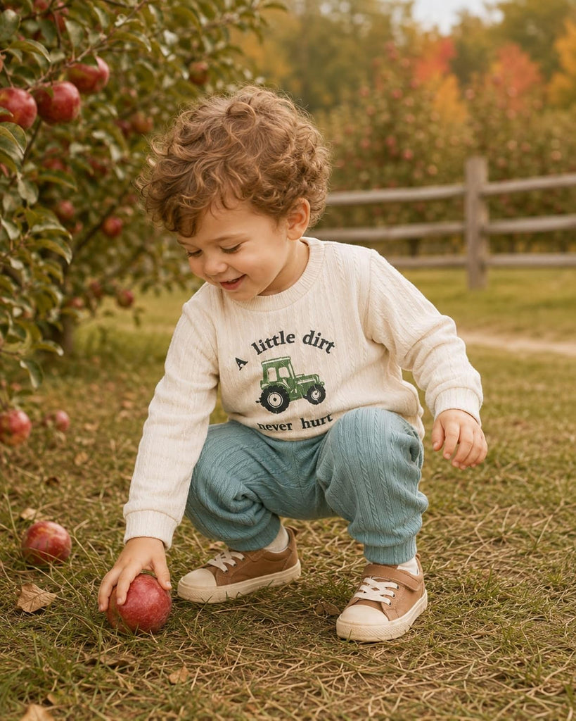 Toddler Baby Boy Clothes Kint Sweatshirt and Pants Outfits