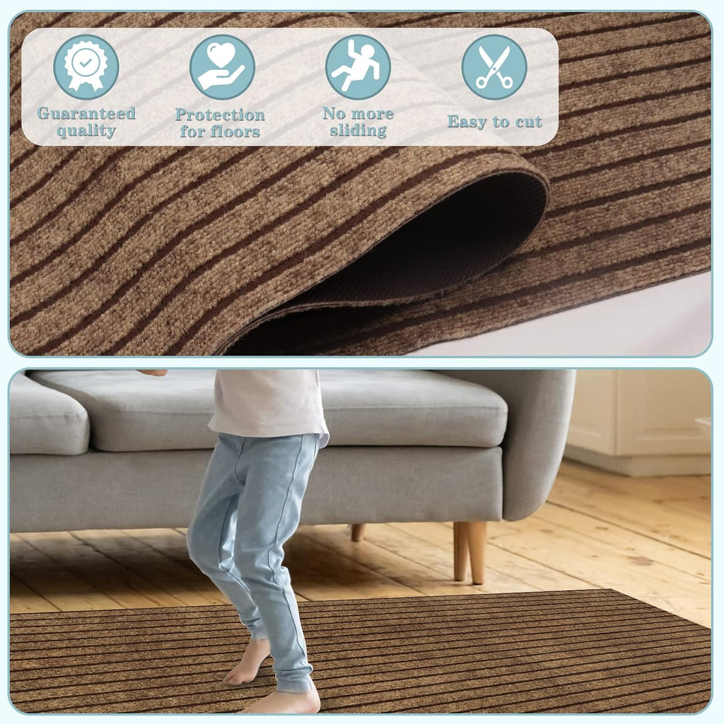 Runner Rug 2FT x 6FT, AYOHA 2'-82' Utility Carpet Runner Hallway Aisles Balcony Garages, Area Rugs with Non-Slip
