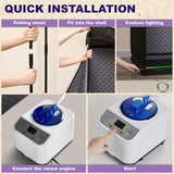 Steam Sauna Tent for Home with Transparent Door, Portable Indoor Sauna with Powerful Steam Heating