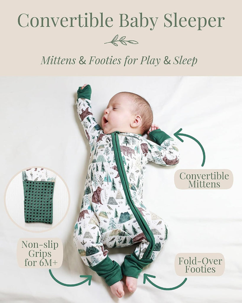 Pajama for Baby Boys & Girls - Viscose from Bamboo Sleepwear, Way Zipper