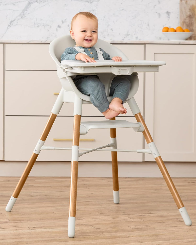 Baby High Chair 4-in-1 Convertible & Activity Center Play Table with Cruise & Bounce Features, 4mo+