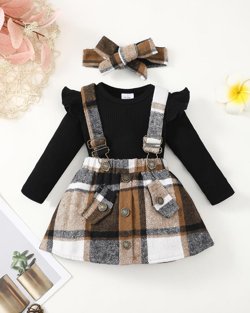 Newborn Baby Girl Clothes Dress Infant Overall Skirt Outfits