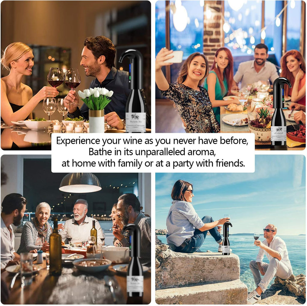Wine Aerator Electric Wine Decanter Best Sellers One Touch Red -White Wine Accessories Aeration Work with Wine Opener