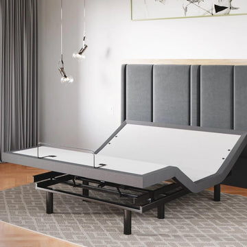 Classic Adjustable Bed Base, Head and Foot Lift, Massage, Under-Bed Lights, USB, Memory, Zero Gravity Smart Frame