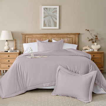100% Egyptian Cotton Duvet Cover Set 400 Thread Count Embroidery Design Long Staple Pure Soft Sateen Weave Bedding