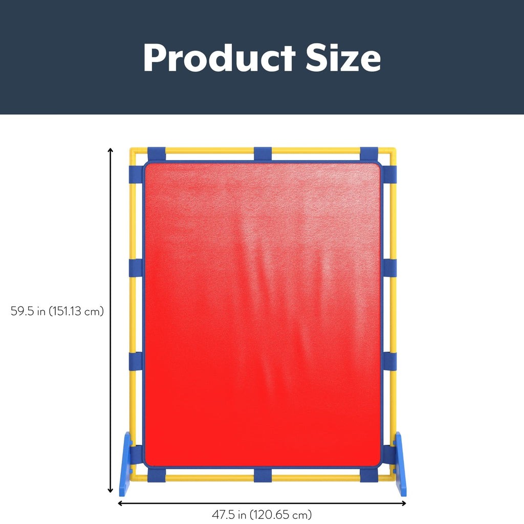 PlayPanel Room Divider 59.5" x 47.5", Red