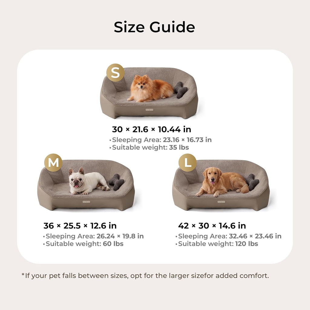 Dog Bed for Small Dogs with 3 Covers, Extra Thick Memory Foam
