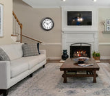 45MinST 12 Inches Retro Wall Clock, Silent Non Ticking Battery Operated Movement, Decor for Home/Wall Decor