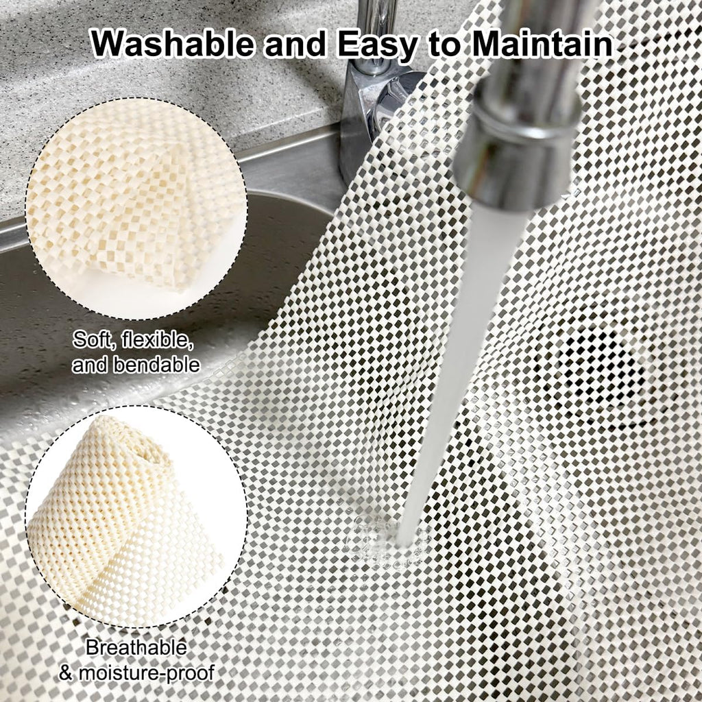 Non Slip Rug Pad Gripper 2 x 5 Feet Extra Thick Pads Carpet Pads - Set of 13