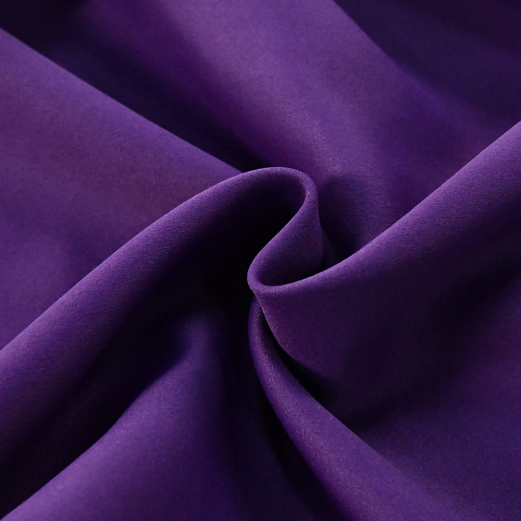 Purple Valance for Windows 60x18 Inch Solid Thermal Insulated Blackout Rod Pocket Kitchen Short Curtain Toppers