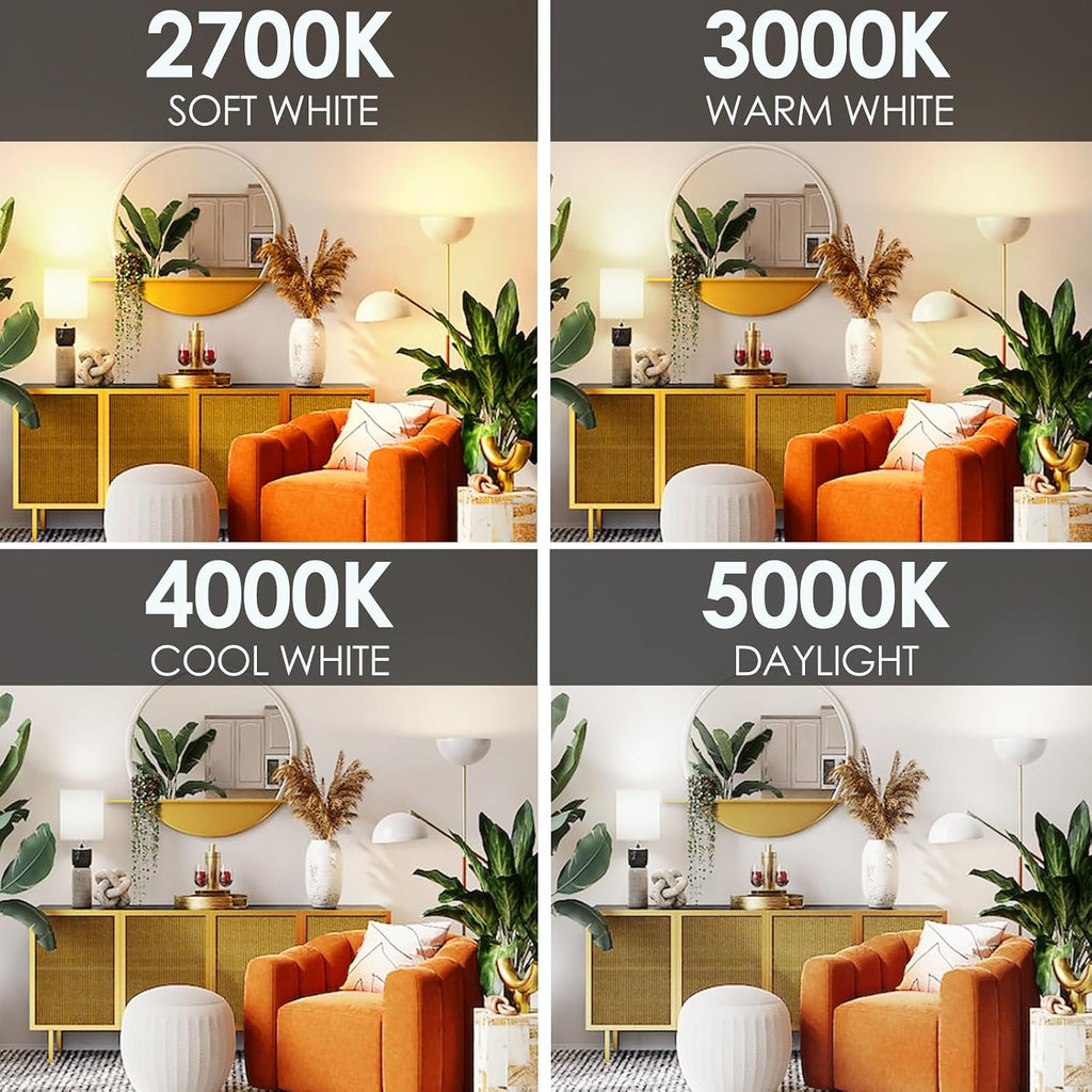 Dimmable LED Light Bulbs, 60W Equivalent, Soft White 2700K, 8W 800 Lumens LED Bulbs, E26 Base Standard Light Bulbs