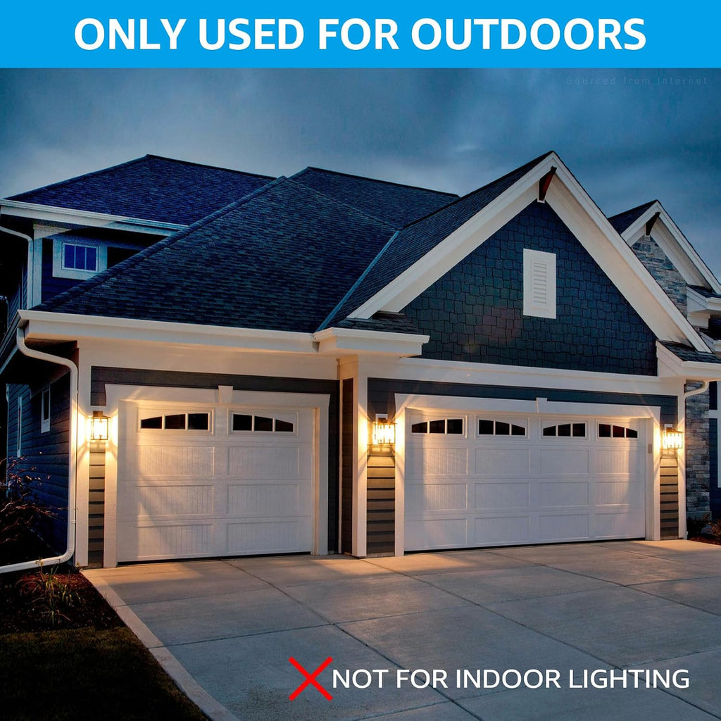 Dusk to Dawn LED Light Bulb Outdoor, A19, 2700K