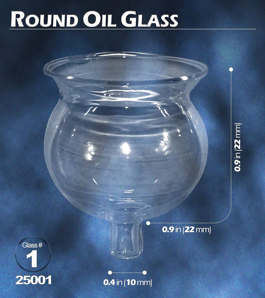 Hanukkah Glass Oil Cups - Elegant Holders for Oil for Shabbos and Chanukah - Durable Quality, Long-Lasting - Size #1 - Set of 9