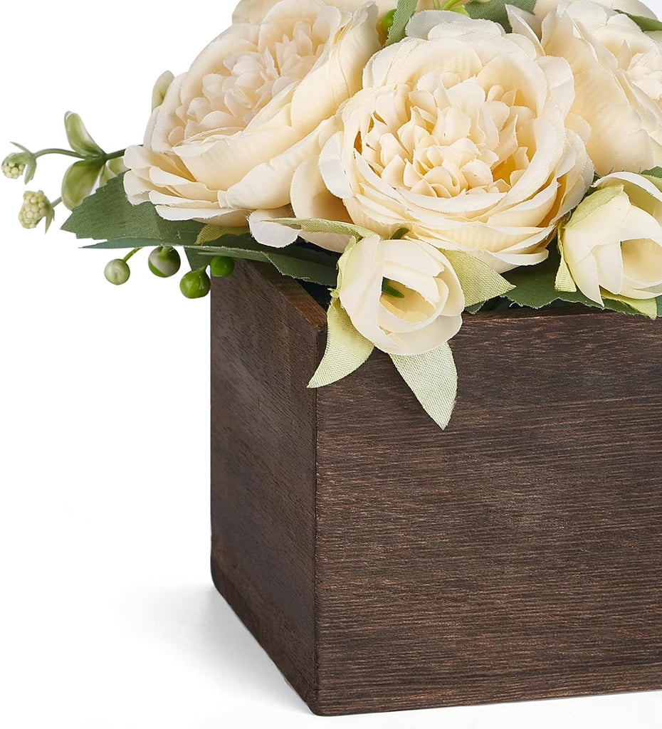 Small Mini Artificial Flower Table Centerpieces Decor - Set of 3