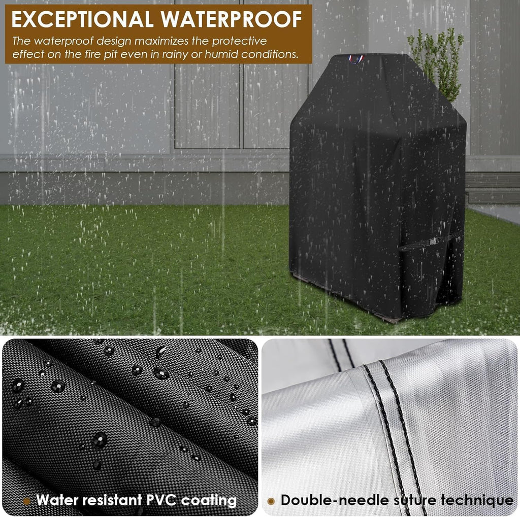 Outdoor Fireplace Cover 40inch for Panovue Fire Pits