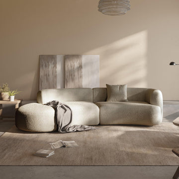Formia Boucle Curved Sectional Couch