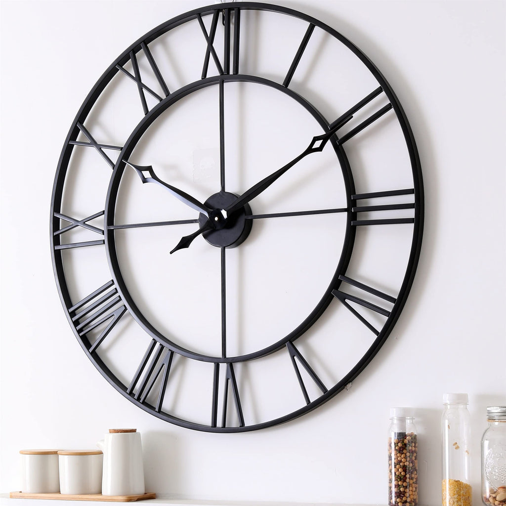 Large 30 Inch Wall Clocks Decor, Roman Numeral