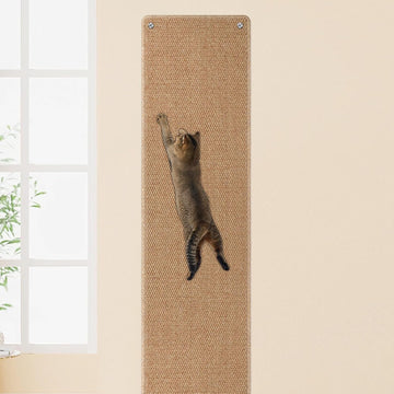 71x15.8" Thickened Cat Wall Climbing Carpet with 16 Fixed Nails