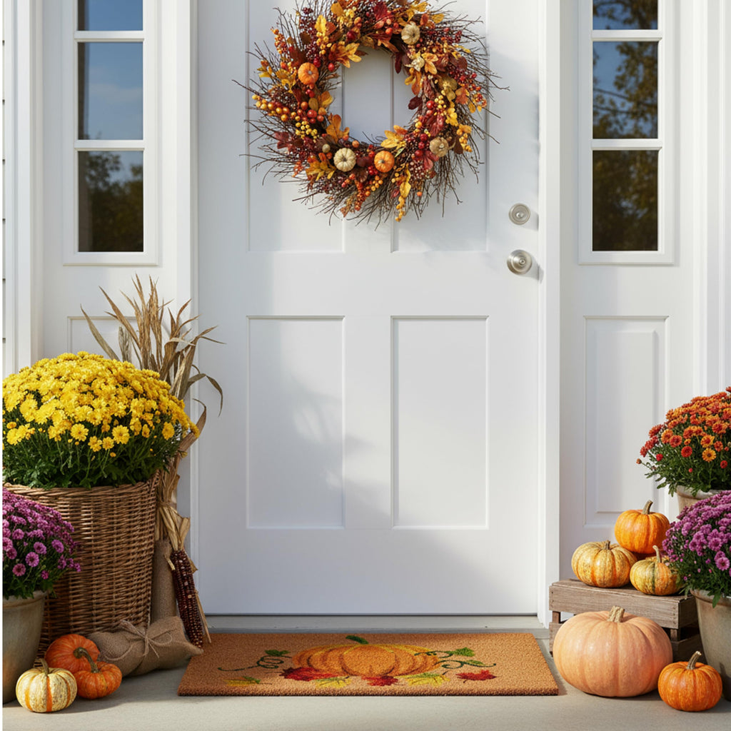 Nature's Bounty Doormat, 17" x 29", Multicolor