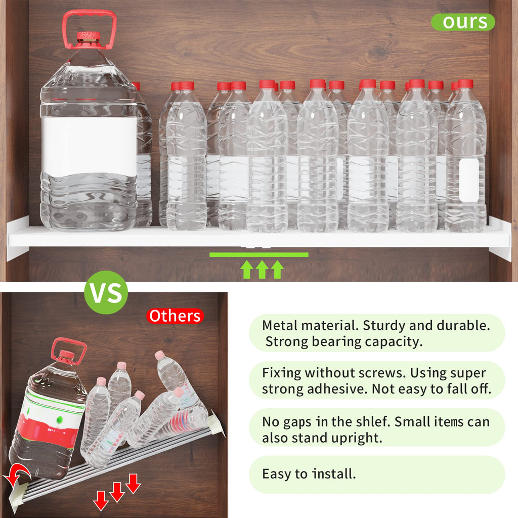 Expandable Closet Shelf Organizer, Adjustable Shelves, XL, 1 Pack