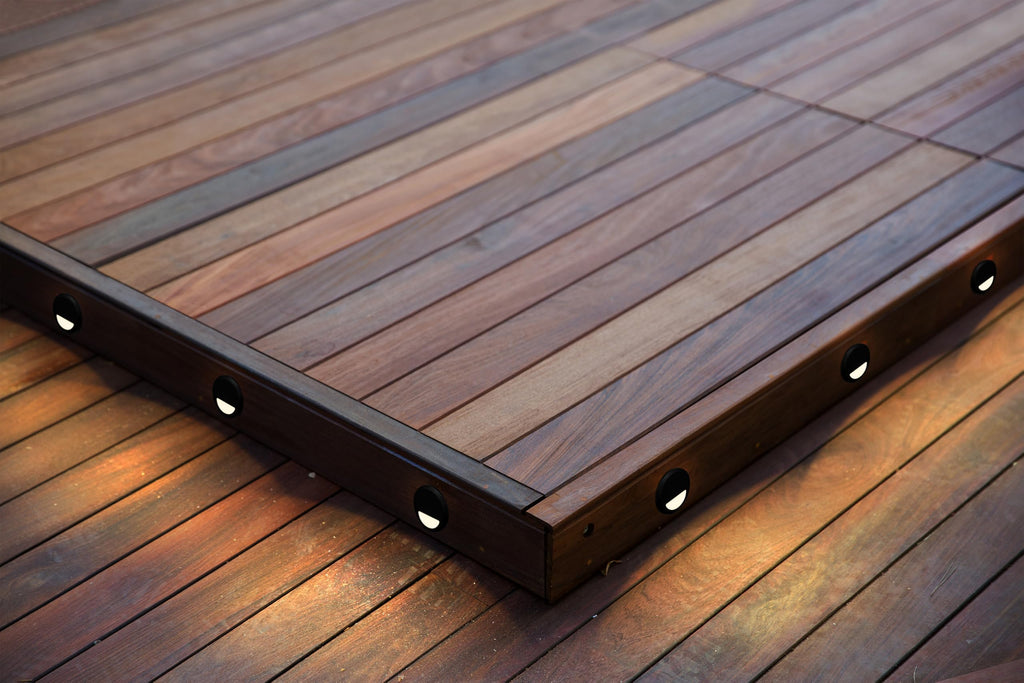 Low Voltage Recessed LED Step Riser Light, Diameter 1" Mini Size, Landscape Lighting for Outdoor Deck Stair Railing