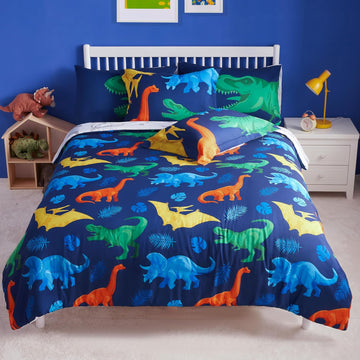 Kids Comforter Set Bedding Set for Boys Girls Super Soft Microfiber Bed in a Bag with Comforter Sheets Pillowcase
