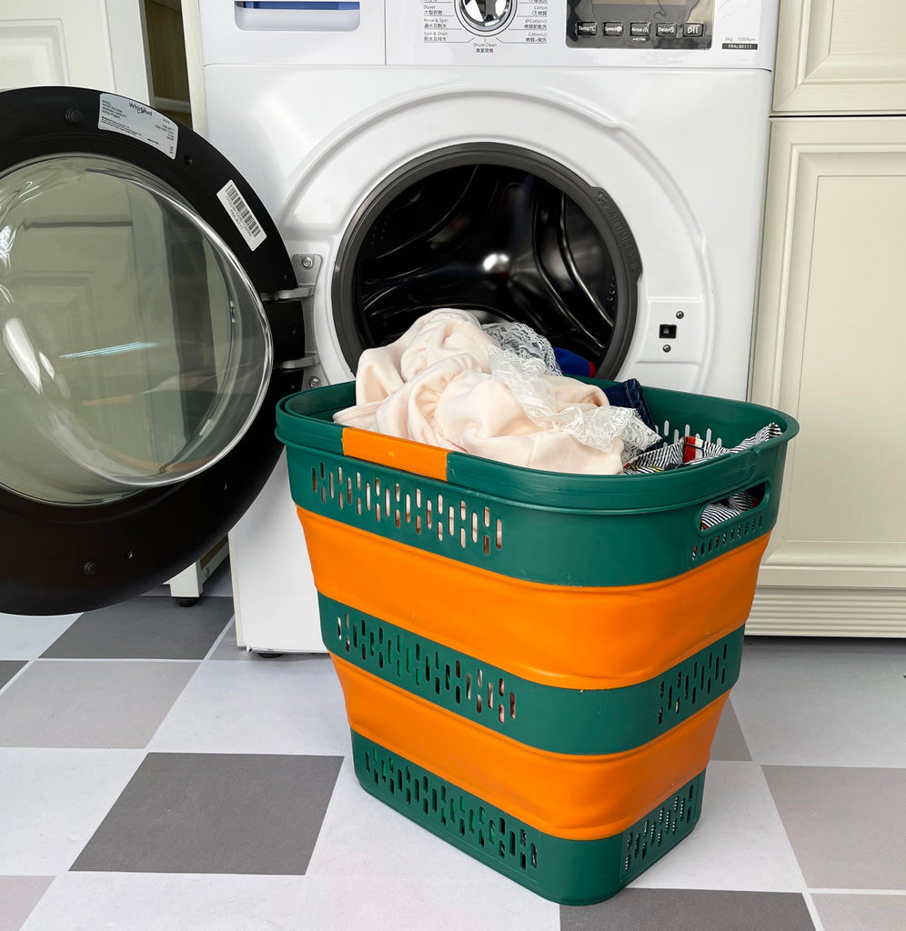 38L(10 Gal) Collapsible Laundry Basket - Foldable Pop-Up Storage Container/Organizer-Portable Space Saving Hamper