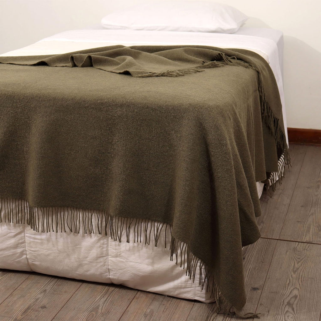 Superfine Alpaca Wool Throw Blanket - Lightweight Alpaca Merino Wool Throw Blankets | Soft Peruvian Alpaca Blanket