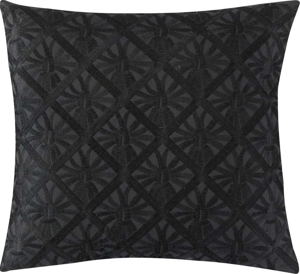 Startford Park Striped Comforter Set, 7 Piece, Black & Red, Bed, Jacquard & Clip Geometric All Season