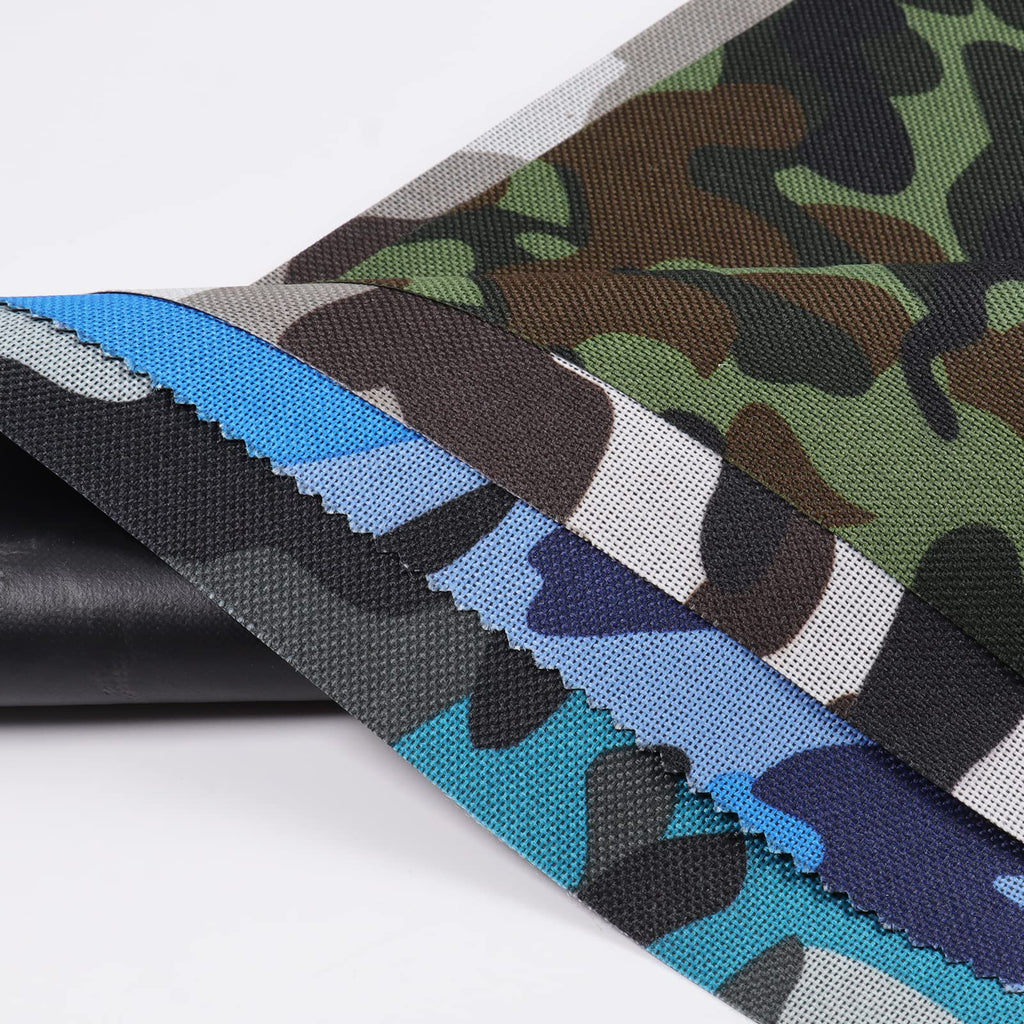 Marine Waterproof Canvas Fabric 600D Camouflage Material 60"×108"