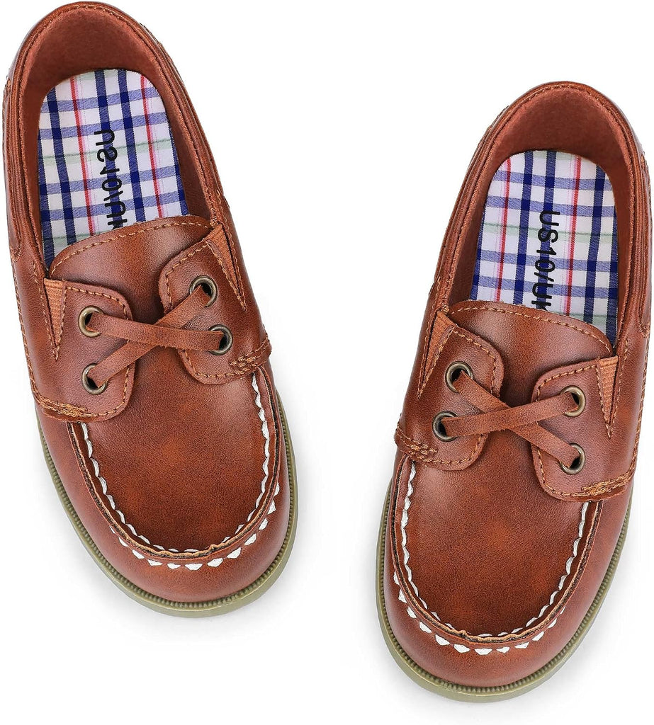 Boys Dress Shoes Casual School Shoes Slip on Boys Loafers (Toddler/Little Kid/Big Kid)