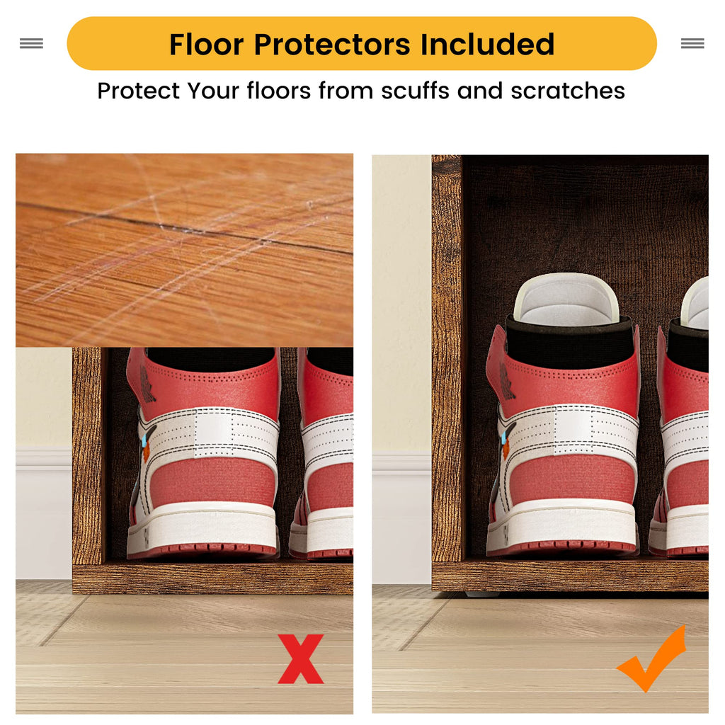 Entryway Shoe Bench for Storage with Foam Pad Seating Cushion, Shoe Rack with Adjustable Shelf Mudroom, Closet and