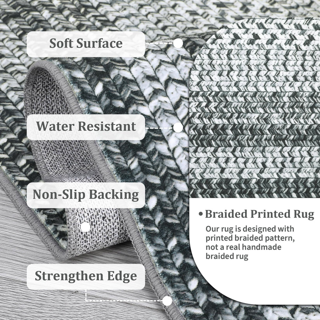 Long Hallway Runner Rug 3x10 Washable Non Slip Kitchen Runners