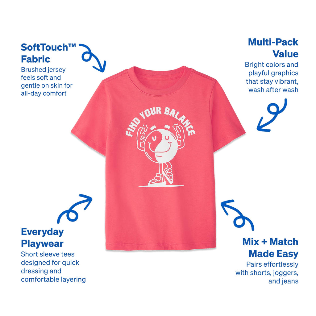 Toddler Boy Car T-Shirt, Pack